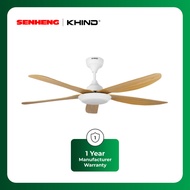 KHIND 56 inch ZenAir BL DC Ceiling Fan (Flat White) (Single Pack) CF56DC2R Kipas Siling