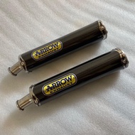 Ninja Rr Fiz R exhaust silencer / Ninja 150Rr arrow carbon exhaust