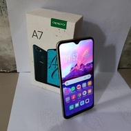 OPPO A7 RAM 4 GB ROOM 64 GB 4/64 BEKAS OPPO