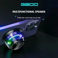 【 Quick Shipping 】 COD Magnetic Bluetooth Speaker HECATE G200 Portable Mini Sound Box Bluetooth 5.3 