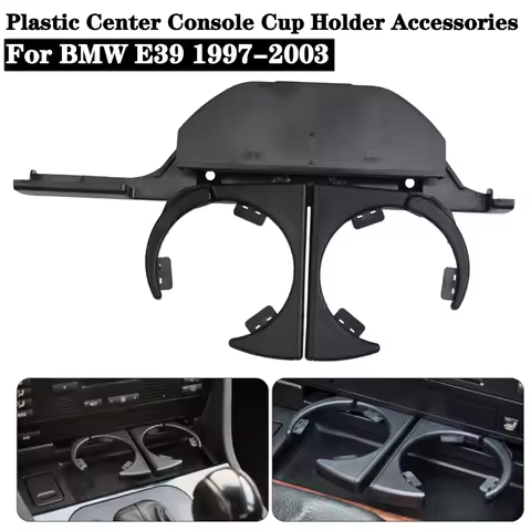 51168184520 Auto Parts Car Drink Water Cup Bottle Dual Holder For BMW E39 523i/525i/528i/530i/540i 5