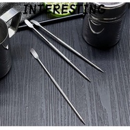 INTERESTING 3pcs Drawing Needle, Antiskid Pull Flower Carved Stick, Drawing Tool Art Decorate Coffee
