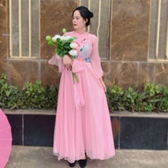 (08) POWDER PINK FOUR-BODY OUTFIT SET, HIGH QUALITY DESIGN PRODUCTS (100% REAL PHOTOS TAKEN BY THE S