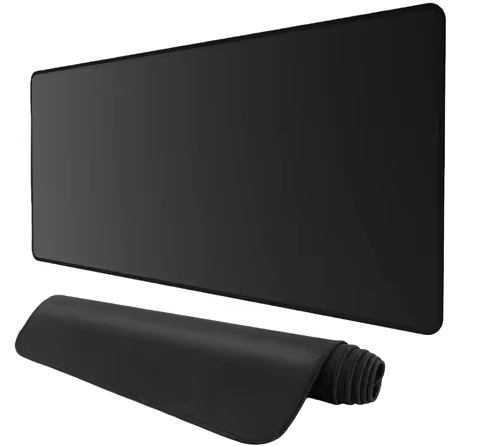 Pure Black Mouse Pad Laptop Desk Anti Slip DesktopGaming Large Mouse Pad Anti Slip Mouse Pad Compute