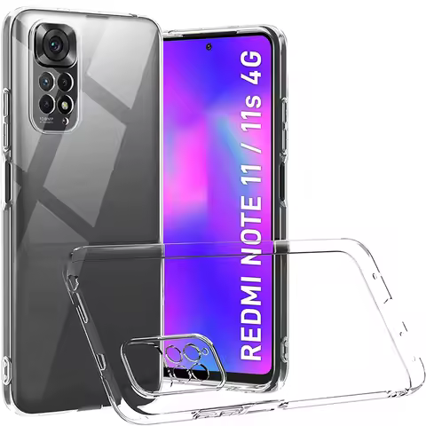 Ultra-Thin Silicone Soft Case For Xiaomi Redmi Note 11S 11 11T Pro Plus Pro+ Clear Transparent Cover