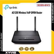 TP-LINK XC220-G3v AC1200 Wireless VoIP GPON Router and XZ000-G3 1-Port Gigabit GPON Terminal