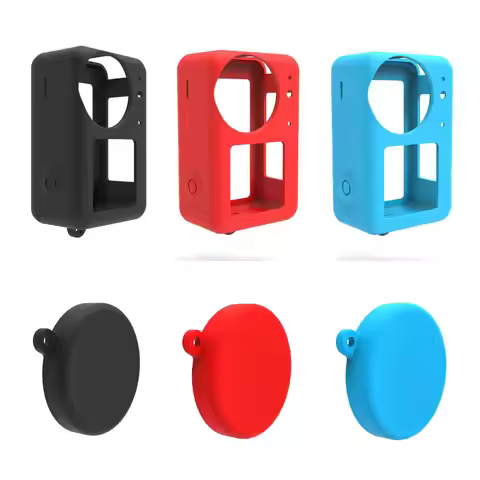 For DJI OSMO Action 4 Silicone Cover Protective Case Lens for DJI Osmo Action 3 Protective Cover Spo
