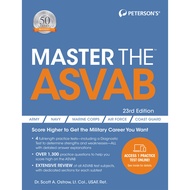 [100% Original Books] - Master the ASVAB by Peterson's (US edition, paperback)