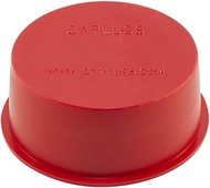 Caplugs QTV16Q1 Plastic Tapered Vinyl Cap and Plug. TV-16, PVC, Cap OD 1.221" Plug ID 1.367", Red (Pack of 300)