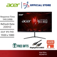 ACER NITRO KG240Y X1/ KG240YX1 23.8" GAMING MONITOR ( 23.8" IPS FHD / 1MS/ 200HZ / AMD FREESYNC / HD