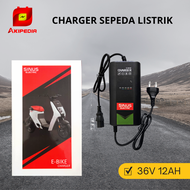 Charger aki battery sepeda listrik 36v 12ah - 48v 12ah -48v 20ah - 60v 20ah - 72v 20ah universal