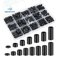 Nylon Spacers, Plastic Spacers Washers Assortment Kit 345 Pcs Electrical Outlet Screw Spacers, M3  B