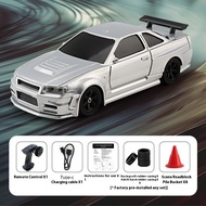 2.4G 15Km/h RC Drift Car Toys 1/43 High-Speed Remote Control Upgraded Gyro Mini Model Vehicle Electr