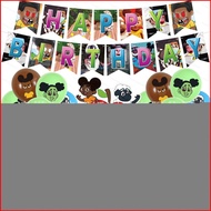 amanda-the-adventurer Theme kids birthday party decorations banner cake topper balloon set supplies