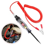 Car Truck Voltage Circuit Tester LED Digital Display Long Probe Pen Light Bulb Automobile Diagnostic Tools Car Electric Pen for Auto Repair 6V-24V