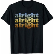 Funny Cool Tshirt Alright Vintage Retro 70S Alright T-Shirt Fashion Design For Men top tee