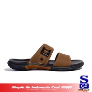 Barnett Tiger Pro Sandal Pria Casual Selop Kulit Sintetis Sendal Cowok Resmi Kekinian 39-43