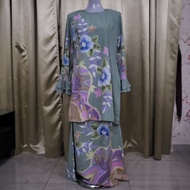 Baju kurung moden batik cotton viscose