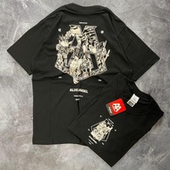 HITAM LOKAL Kaos Distro Local brand Black Tee T-shirt Streetwear Men Black Graphic Logo Original Kao