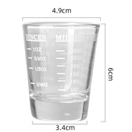 [SG Seller] Espresso Shot Glass, Heat-Resistant Durable Measuring Cup 30/60ml