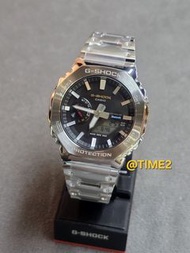 Gshock  Full Metal  全不銹鋼金屬帶 GM-B2100SD-1C  GMB2100SD-1C  GMB2100  GMB2100D  電鍍銀鋼  2100 藍芽 bluetooth 