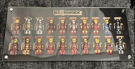 Bearbrick Ironman 一番賞  No. 1-20 連 收藏架 全套