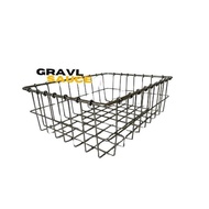 Ruck rack bike basket polish silver stainless steel 304 handmade GM