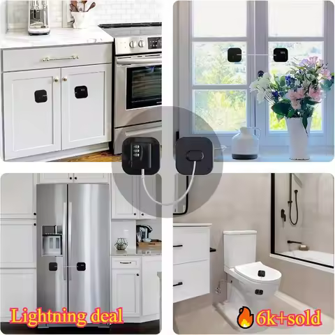 1pcCombination refrigerator lock - password reset refrigerator lock, suitable for heavy-duty safety 