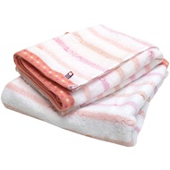 Imabari Towel Certified Bath Towel hiorie (Hiorie) Border Jacquard Lyric 2-Piece Set Pink Made in Ja