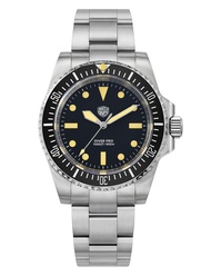 Professional Diver Watches for Men, WD1680Q Japan VH31 Quartz Wristwatch 30Bar Diving Watches Sapphi