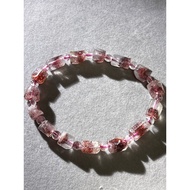 #B868-1 100% Natural High Quality Strawberry Super 7 Bracelet H10.8mxL7.8mxW6m