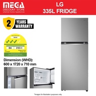 LG GT-B3303PY 335L 2-DOOR FRIDGE | Top Freezer | 3 Ticks