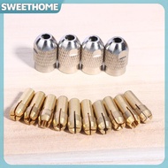 SWEETHOME 1Set Drill Chucks Adapter Mini Drill Chucks For Dremel Chuck Adapter Micro Collet Brass Fo