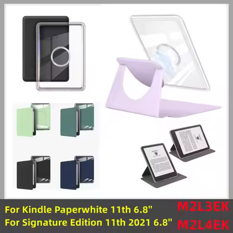 Smart PU Leather Case for Kindle Paperwhite 5 11th Signature Edition 2021 6.8'' M2L3EK M2L4EK Ebook 