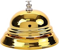 DOITOOL Gold Call Bell - 3. 35 Inch Golden Desk Service Bell for Calling Customer Service for Restau
