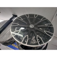 NEW SPORT RIM 17 INCH RM1580 4PC VOLKSWAGEN POLO 5X100PCD NEW ALZA (KENA BELI 2KALI 1PAY 2PC 1BOX PO