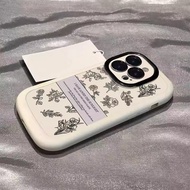 Vintage Rose Line Simple Drop Protection Silicone Case hp Oppo RENO4/5/6/7/8T A55 A17 A11 A54S A15 A