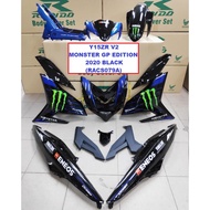 Cover Set Rapido Y15ZR V1 V2 Yamaha Monster GP Edition 2020 Black Ed.2020 Ysuku Accessories Motor Y15 Color Ed MonsterGP