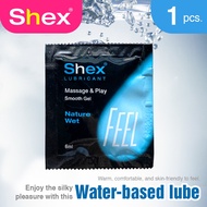 Shex Lubricant Water-based lube Gel 6ml/ 1pack Sex Toys