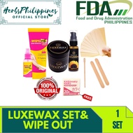 ■☫﹍HERBS PH LUXEWAX Sugar Wax  with wipe out cream  and spray Hair Removal & Sunflower Oil, Beauty S