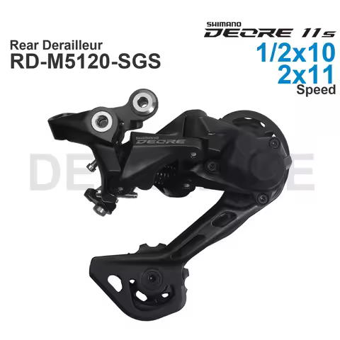 SHIMANO DEORE RD-M5120 10v 11v Rear Derailleur - SHIMANO SHADOW RD+ - 2x11, 1x10, 2x10-speed Origina
