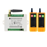 433MHz Industrial Wireless Remote Control Switch DC 12V/24V/36V 2CH Receiver