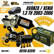 TOYOTA AVANZA WIPER DRIVE MOTOR / XENIA 1.3 TH: 03-06 12V 50W OEM 85110-BZ010