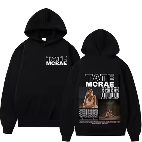 Tate Mcrae Album So Close To What 2025 Tour Hoodie Men Women Retro High Street Fashion Aesthetic Hoo
