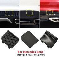 For Mercedes W117 Car Rear Bumper Tow Hook Cover Cap Black For Benz CLA Class 2014-2019 C180 CLA180 