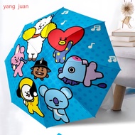 8pc BTS ARMY Vibrant Umbrella for Fans of All Ages Automatic folding umbrella