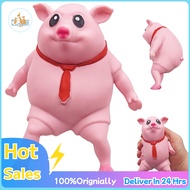 Squishy Pig Toys Pink Pig Squishy Toy for Kids Adults Novelty Pig Squeeze Toys Stress Relief Toy