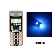 New หลอดไฟหรี่ (1 หลอด) T10 LED W5W Ba9S Canbus สว่างมาก 194 501 3030 สําหรับตกแต่งรถยนต์ และมอไซค์