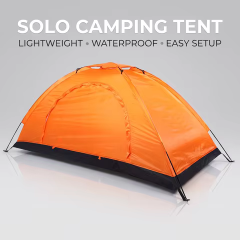 Camping Tent Leisure Tent Outdoor Single Person Leisure Waterproof Tent for Camping Fishing Climbing