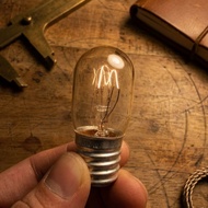 CAHAYA E17 15 Watt Refrigerator Light Bulb THL YELLOW LIGHT